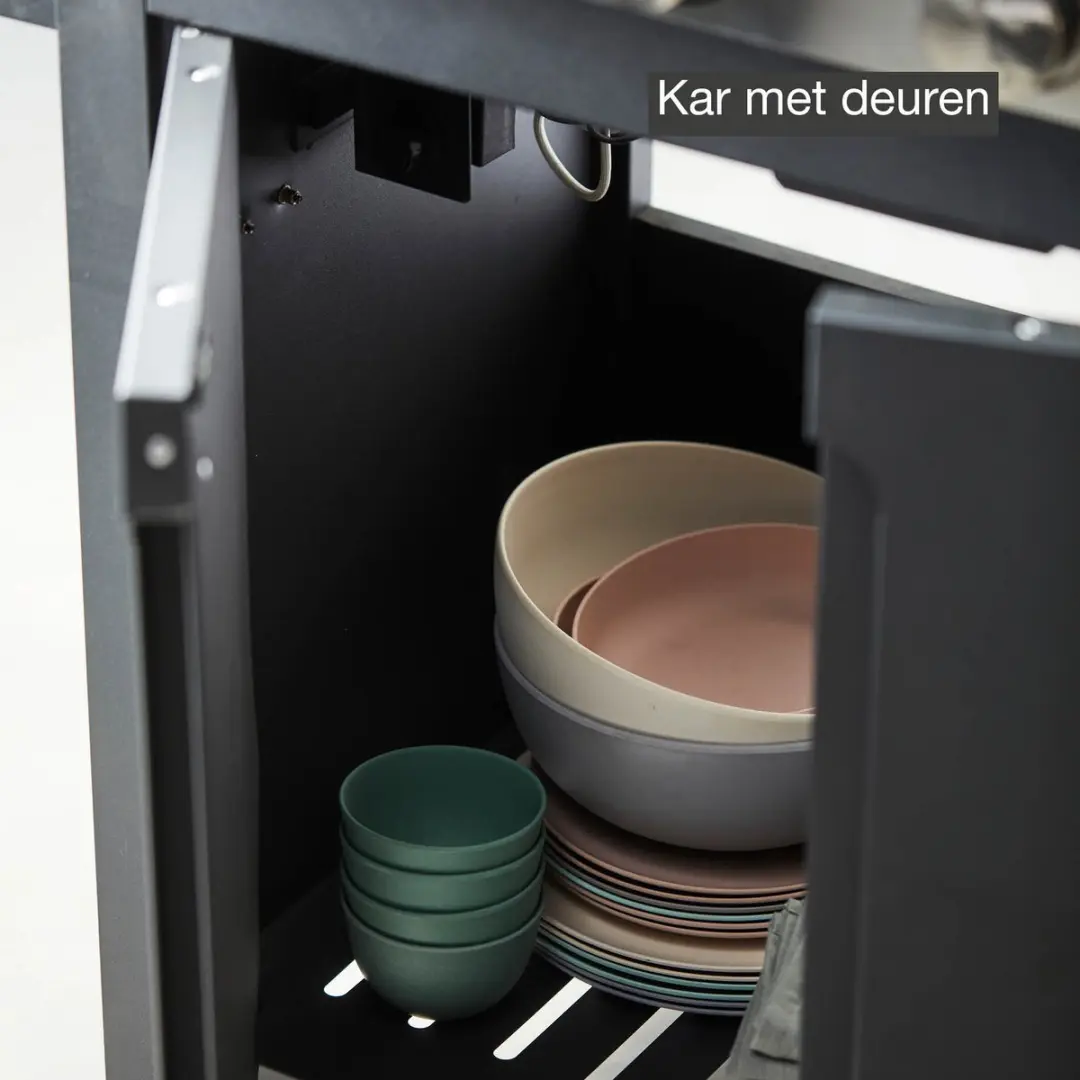 Barbecook Stella 4311 Gas BBQ 5 Branders - Infrarood Zijbrander - Plancha