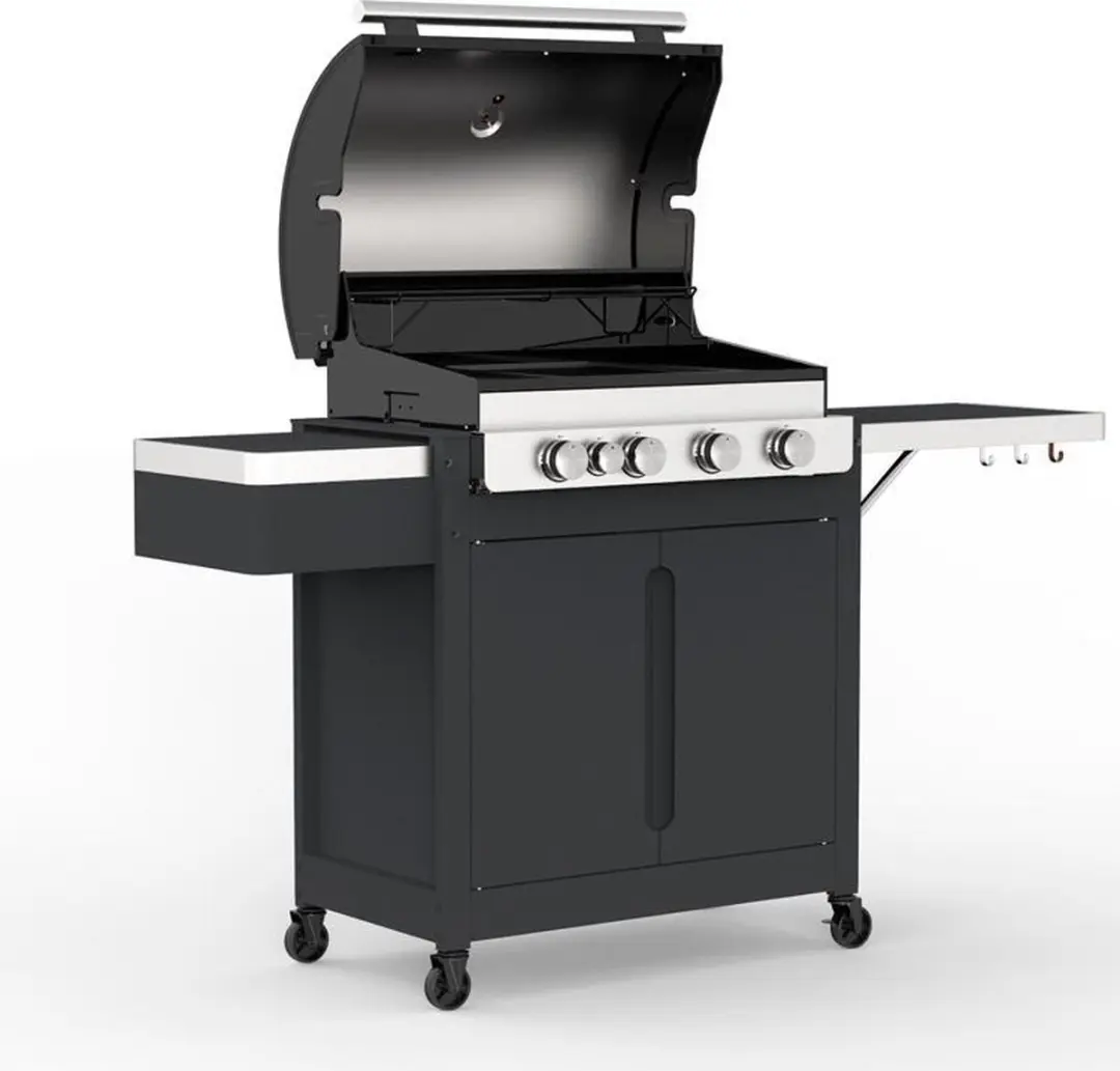 Barbecook Stella 4311 Gas BBQ 5 Branders - Infrarood Zijbrander - Plancha - afbeelding 6 van 6