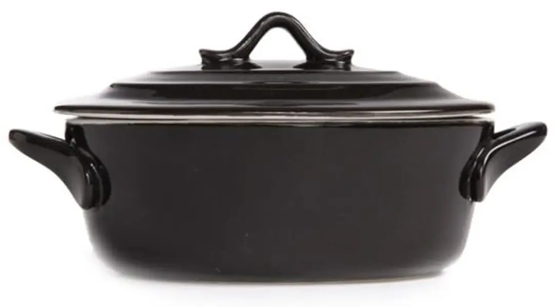 Cosy&Trendy Ovenschotel Zwart - 500ml - Ø16,5x13cm
