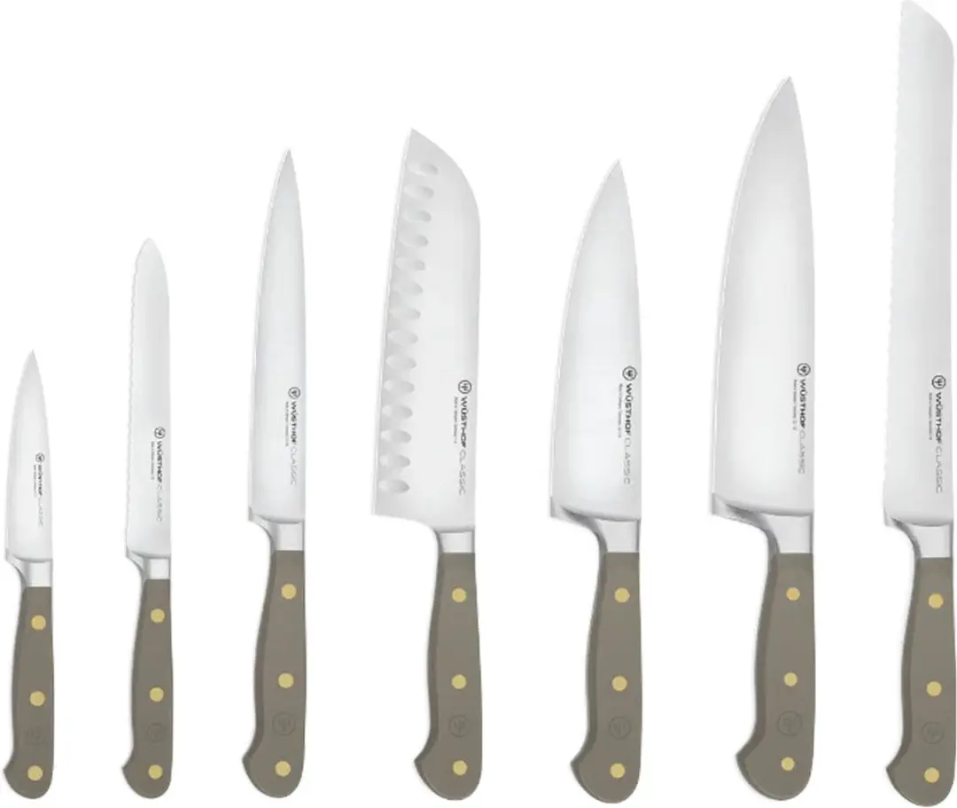 Wusthof Classic Messenblok 7-delig - Velvet Oyster