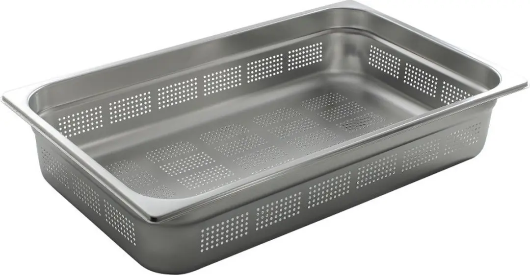 HENDI Gastronormbak 14L - 100mm - Geperforeerd RVS - afbeelding 5 van 6