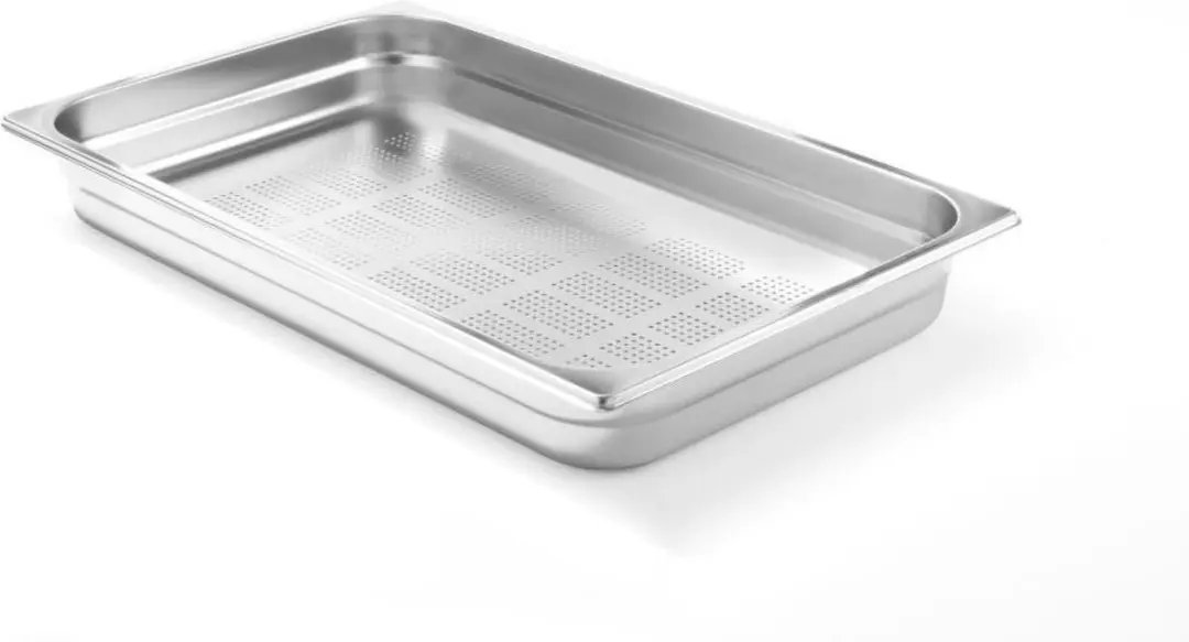 HENDI Gastronormbak 14L - 100mm - Geperforeerd RVS - afbeelding 6 van 6