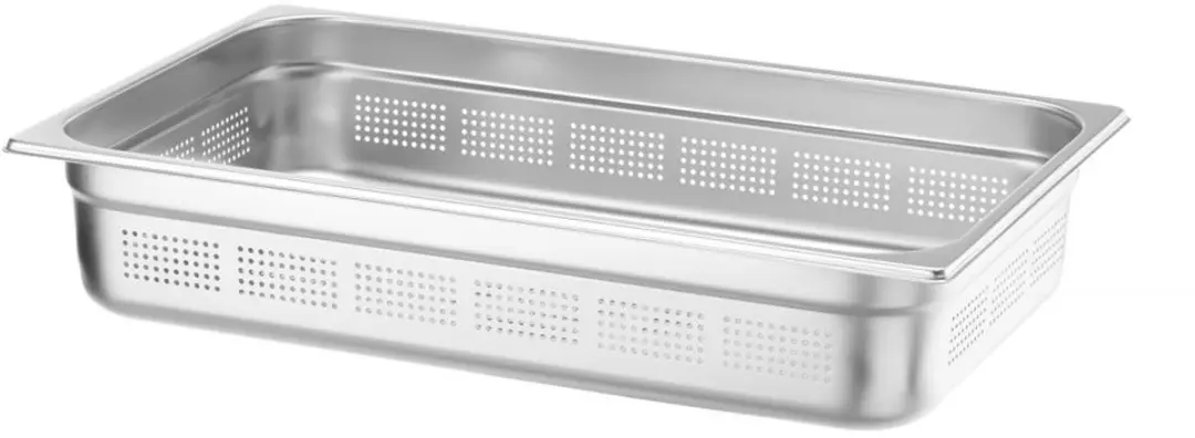 HENDI Gastronormbak 14L - 100mm - Geperforeerd RVS - afbeelding 4 van 6