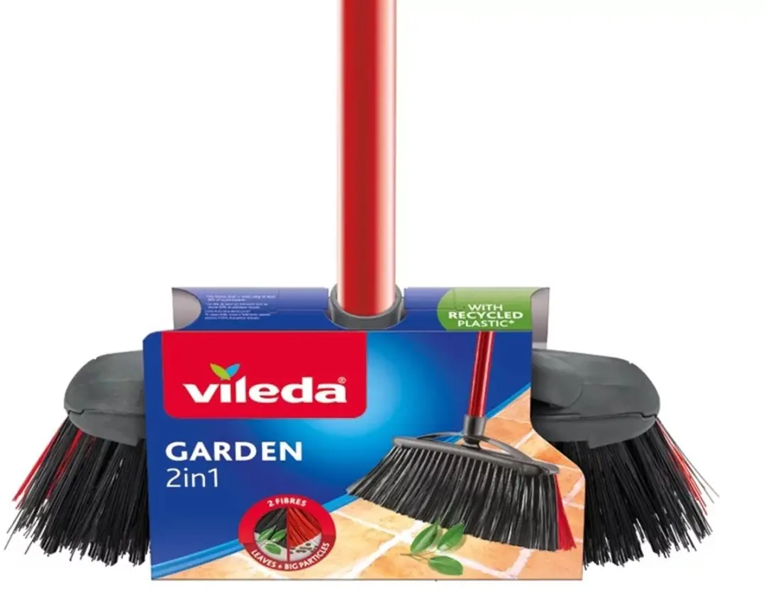 Vileda Brush Outdoor 2in1 128763 - Rood - afbeelding 6 van 6