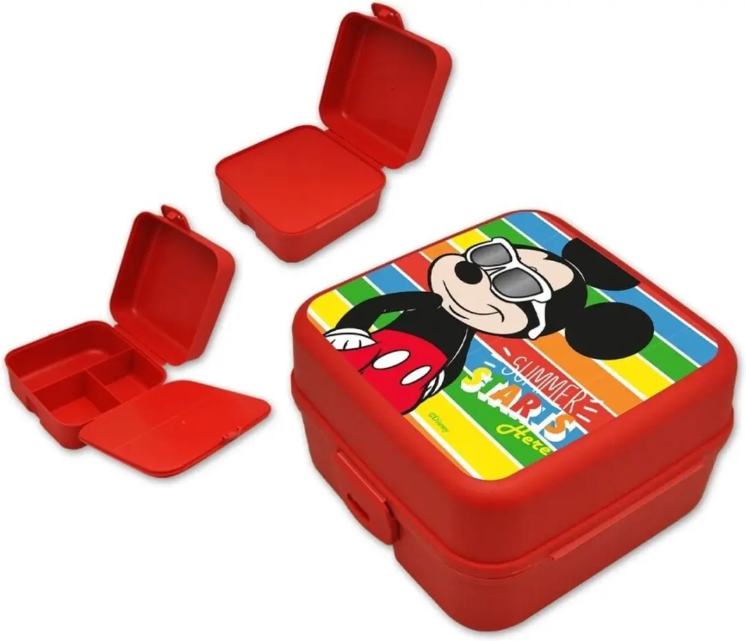 Disney Mickey Mouse Broodtrommel - Rood - 1,5L