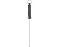 Hendi Koksmessen 3-delig 18/24cm + Slijpstaal 23cm - Zwart - afbeelding 5 van 6