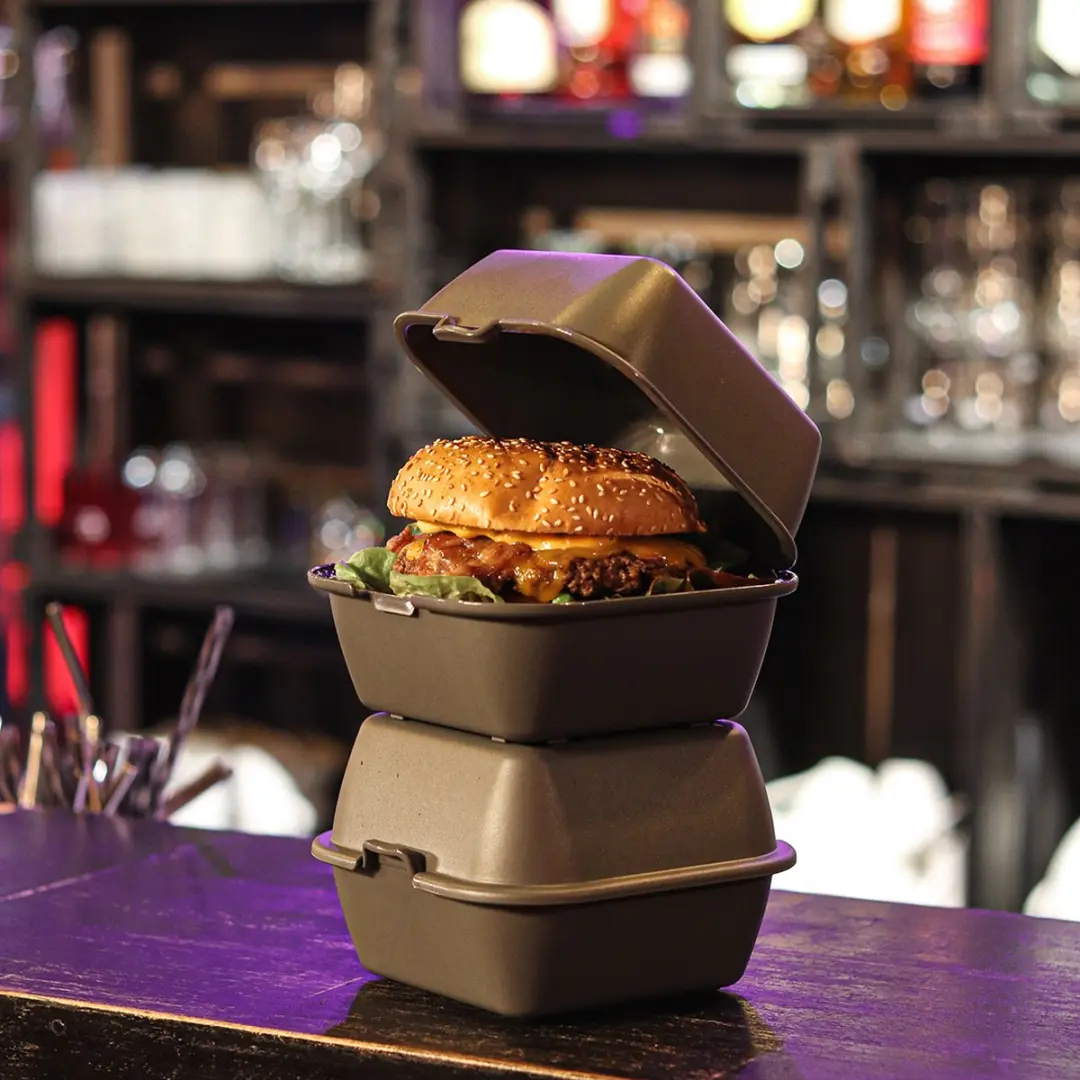 Koziol Move Hamburger Box Set 12 Stuks - Grijs