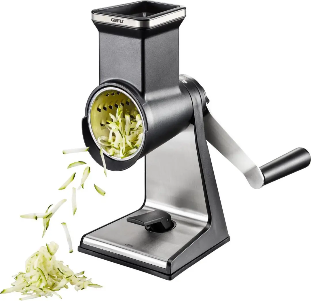 GEFU TRANSFORMA Trommelrasp - 3 LASER CUT Trommels - Zilver
