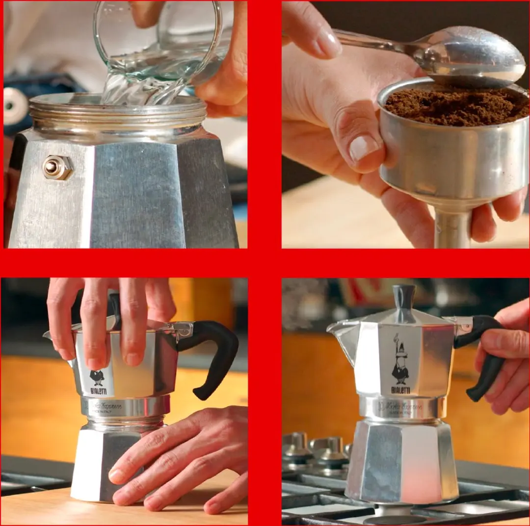 Bialetti Moka Express 6 Koppen - Zilver - 60ml