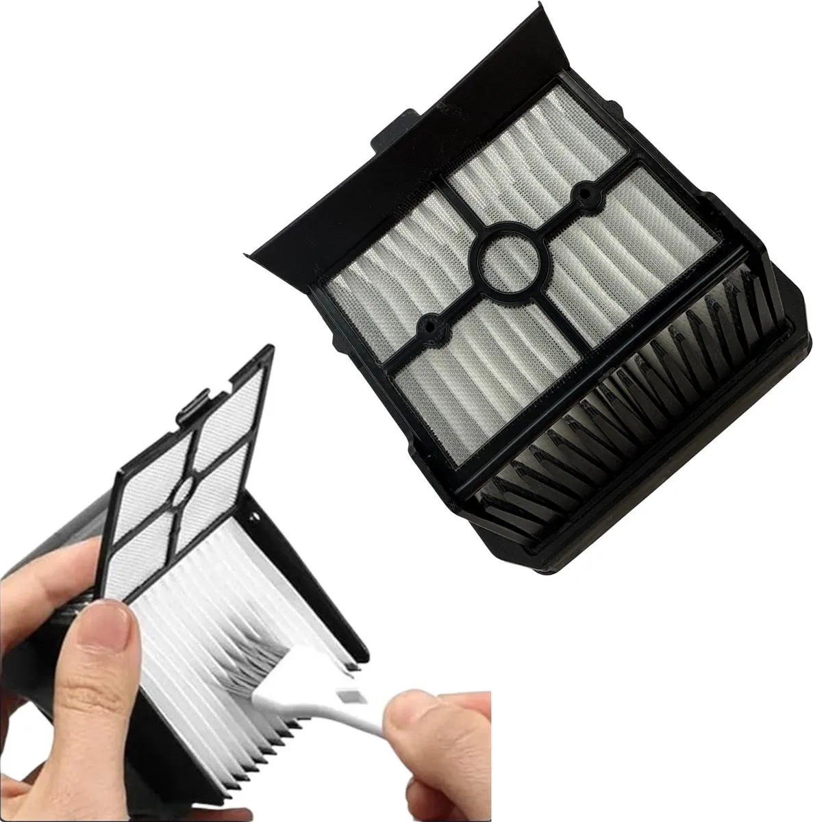 Rowenta X-Clean 10 Accessoirespakket - Microvezelborstelrol & HEPA-filter - 2 Stuks