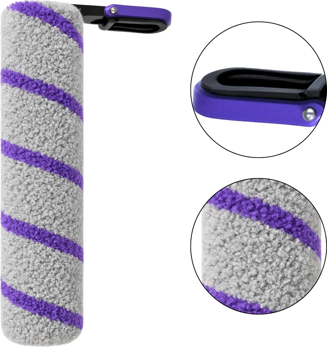 Rowenta X-Clean 10 Accessoirespakket - Microvezelborstelrol & HEPA-filter - 2 Stuks - afbeelding 6 van 6