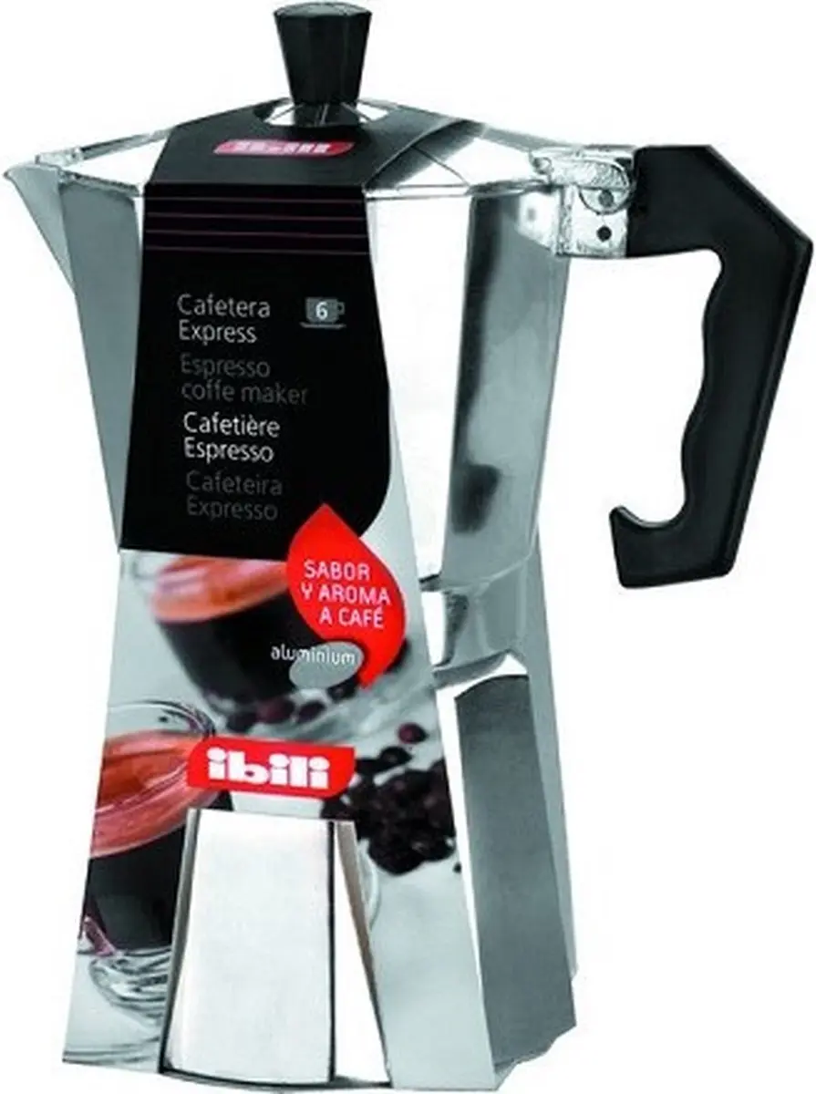 Ibili Espressomaker 610909 - 9 Koppen - Zilver