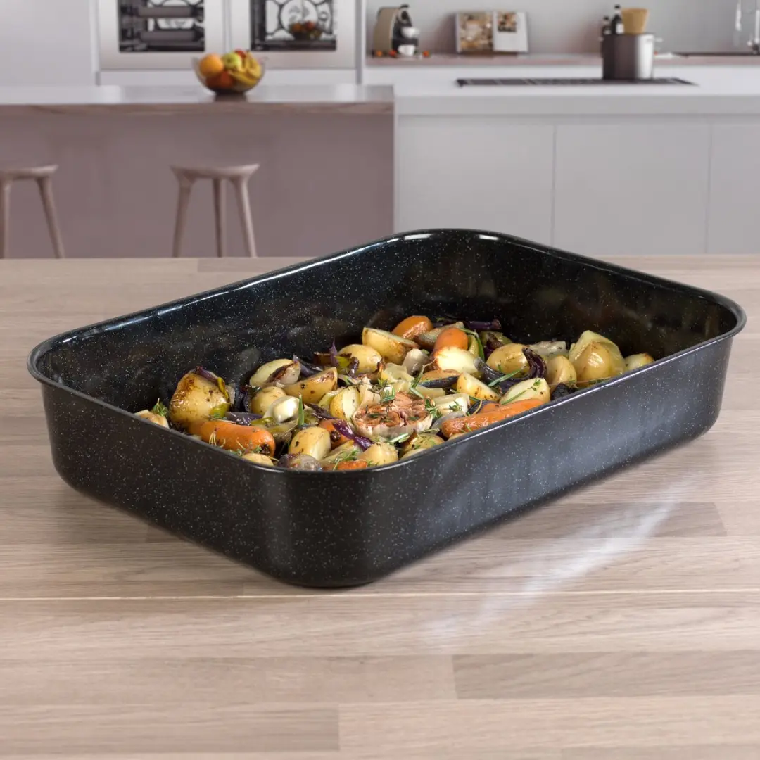 Russell Hobbs Diepe Braadslee 42cm - Zwart - afbeelding 6 van 6