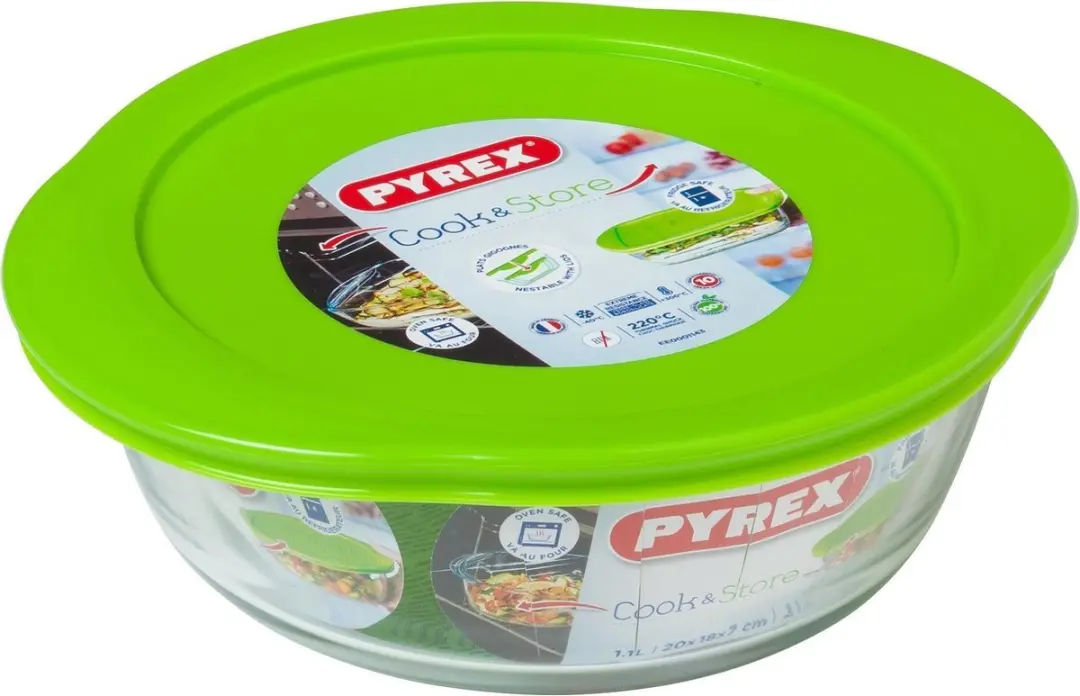 PYREX Cook & Store Schaal 2,2L - Glas Transparant