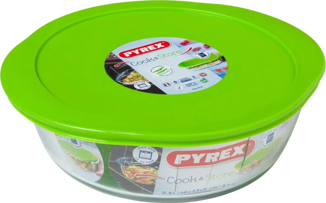 PYREX Cook & Store Schaal 2,2L - Glas Transparant