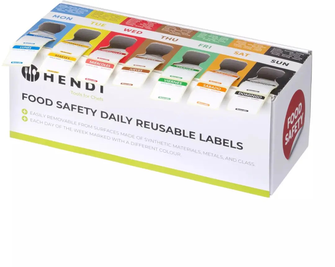 HENDI Voedselveiligheidsstickers Dispenser