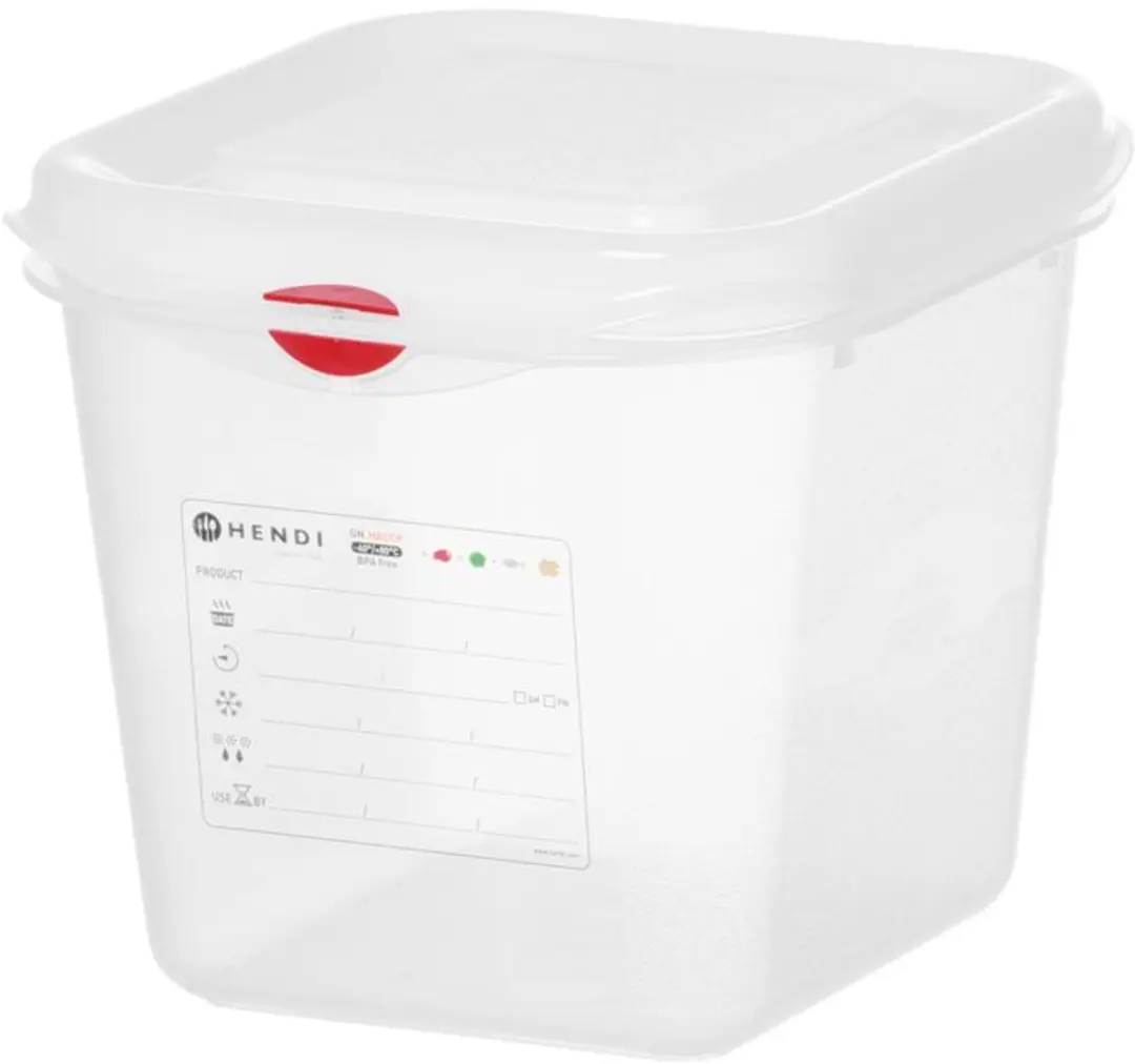 HENDI GN 1/6 Gastronormbak 2,6L - Transparant