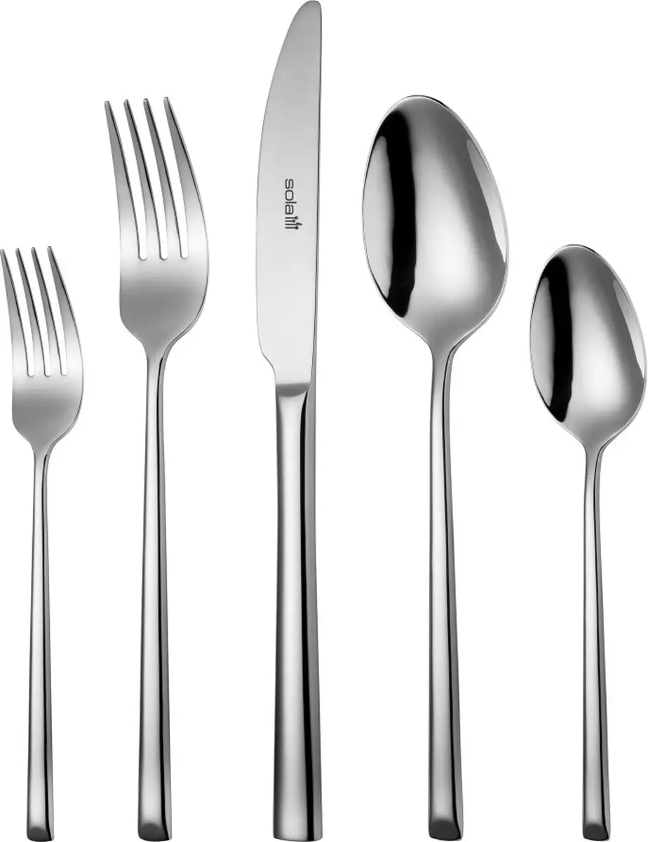 Sola Luxor Bestekset 50-delig - 12 Personen - Zilverwit 18/10