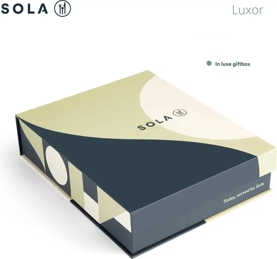 Sola Luxor Bestekset 50-delig - 12 Personen - Zilverwit 18/10