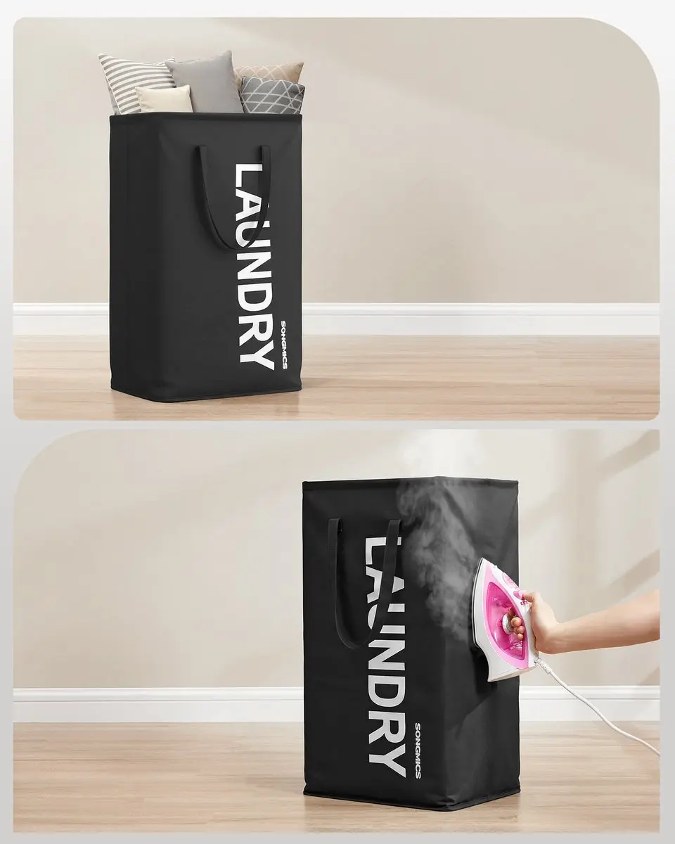 Songmics RLH001BH01 Opvouwbare Wasmand 80L - Waterafstotend