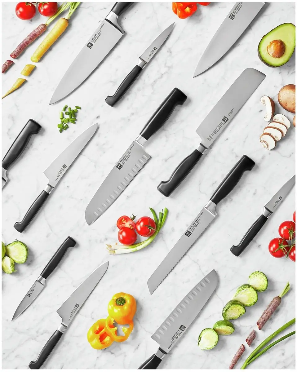Zwilling TWIN Four Star II Broodmes 20cm - Zwart/Zilver