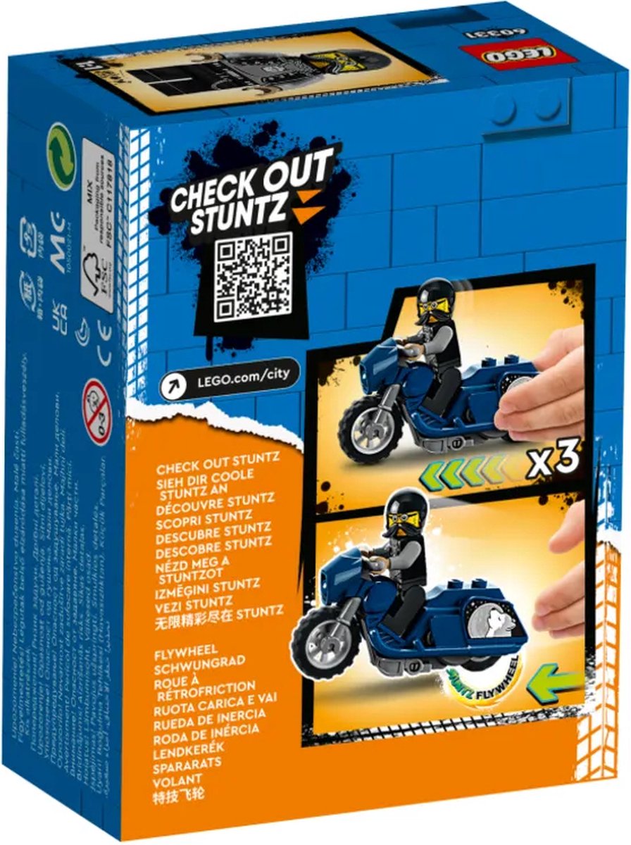 LEGO City Stuntz Touring stuntmotor - 60331