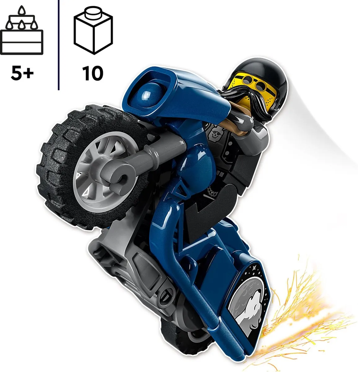 LEGO City Stuntz Touring Stuntmotor 60331 - afbeelding 6 van 6