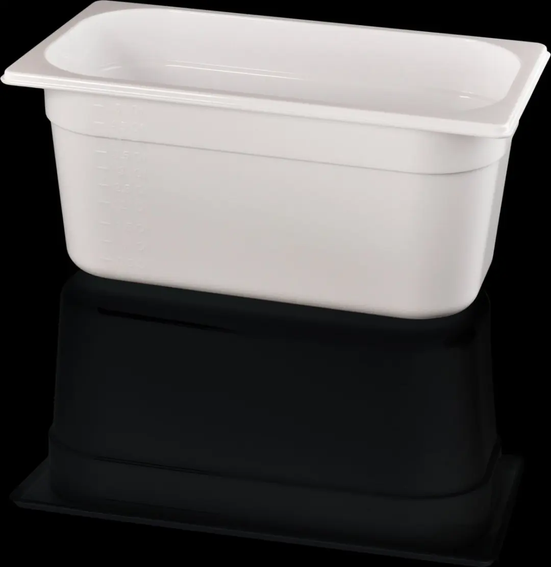 HENDI Gastronormbak 5,7L Wit - 325x176x150mm