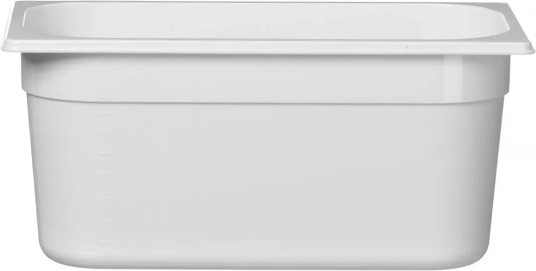 HENDI Gastronormbak 5,7L Wit - 325x176x150mm