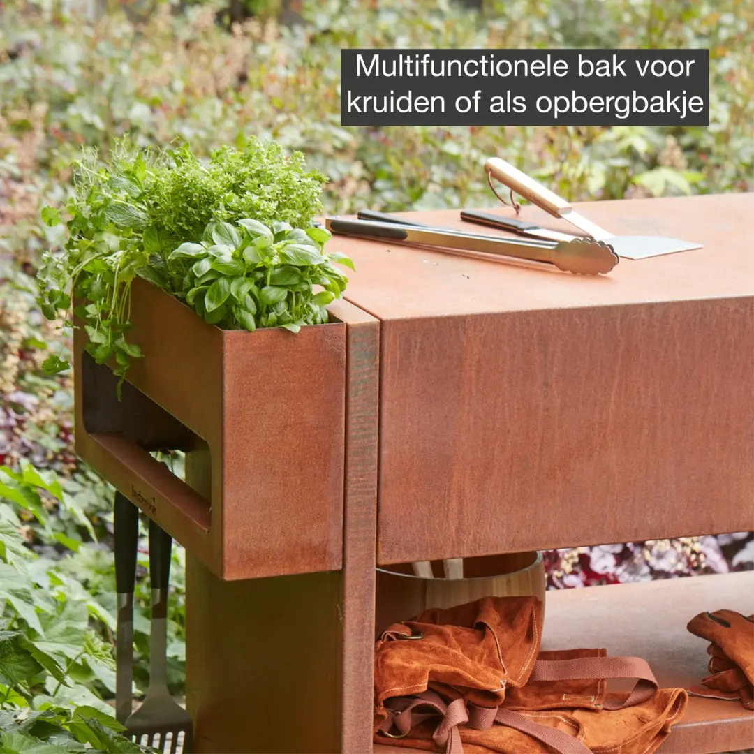 Barbecook Nestor Island Cortenstaal - 190x55x100cm