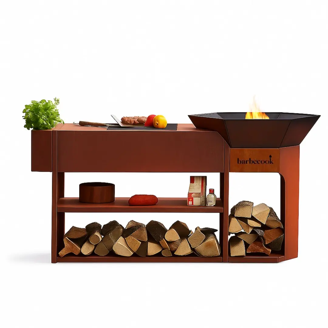 Barbecook Nestor Island Cortenstaal