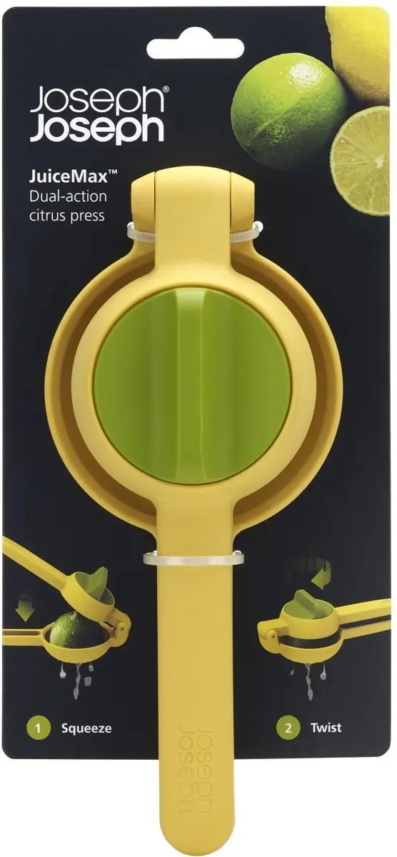 Joseph Joseph JuiceMax Dual Citruspers Geel