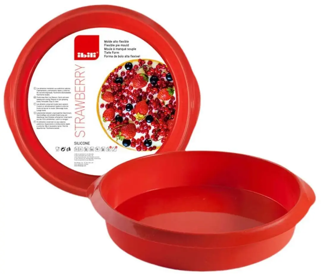 Ibili Aardbei Hoge Schimmel 20cm - Transparant