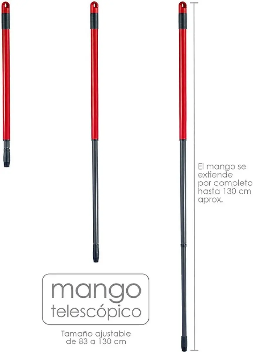 Vileda EasyWring and Clean Emmer & Dweilset 2L - Rood