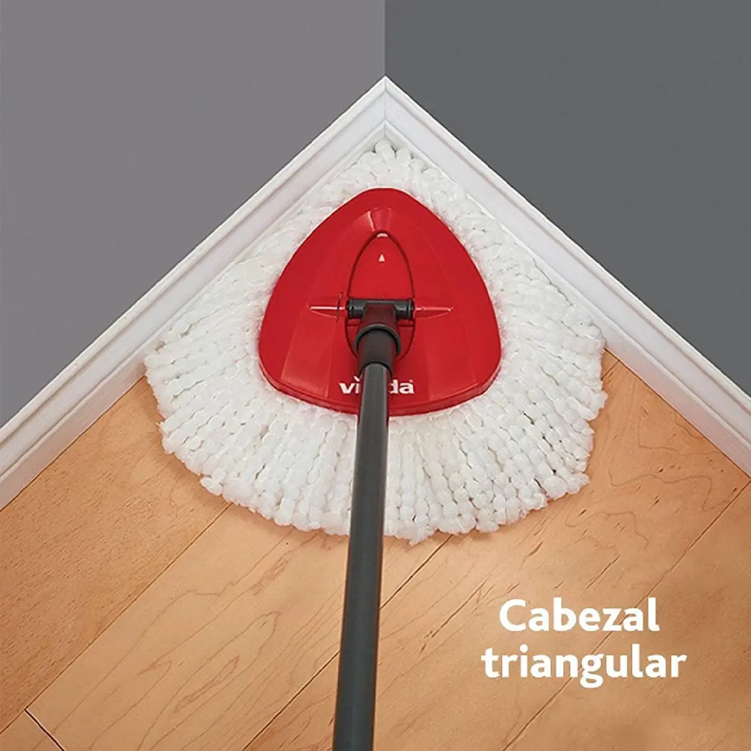 Vileda EasyWring and Clean Emmer & Dweilset 2L - Rood - afbeelding 6 van 6