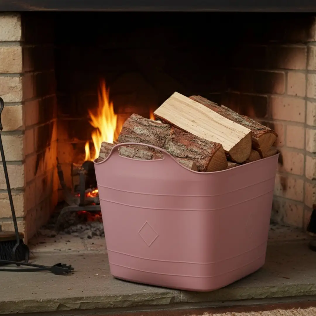 Excellent Houseware Flexibele Kuip Roze 25L