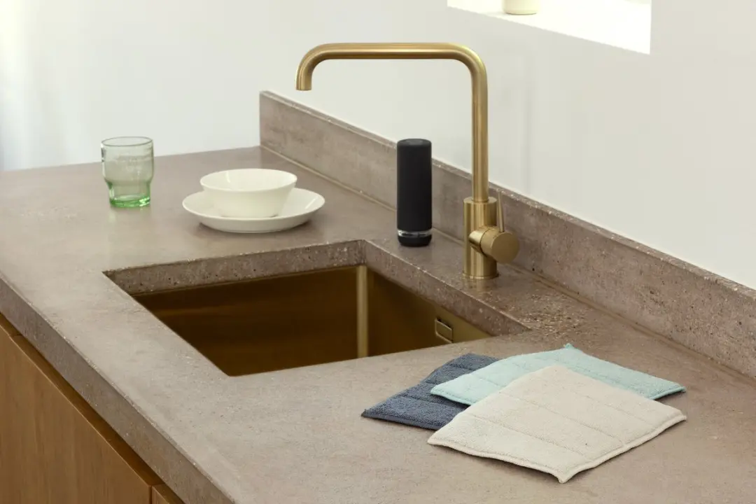 Brabantia SinkSide Microvezeldoekjes 16x22cm - 3 Stuks - Soft Beige/Dark Grey/Jade Green