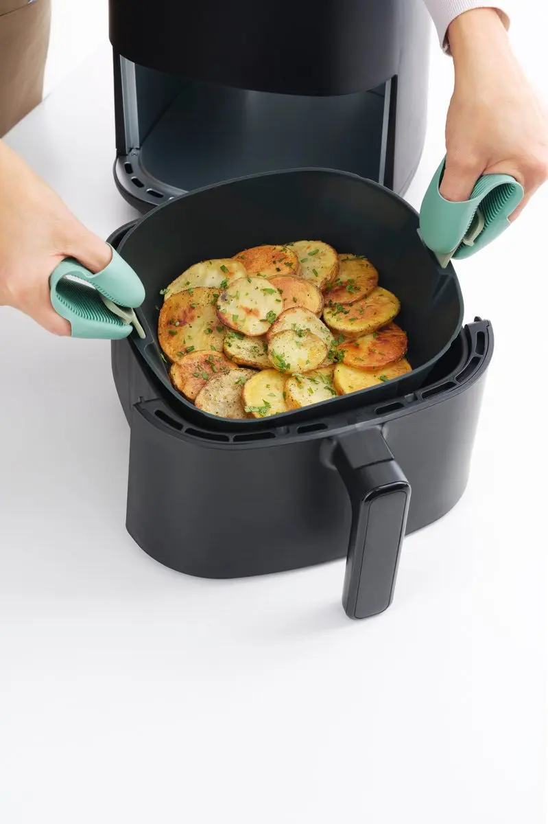Lékué Mini Ovenwanten - 2 Stuks - Siliconen - Green