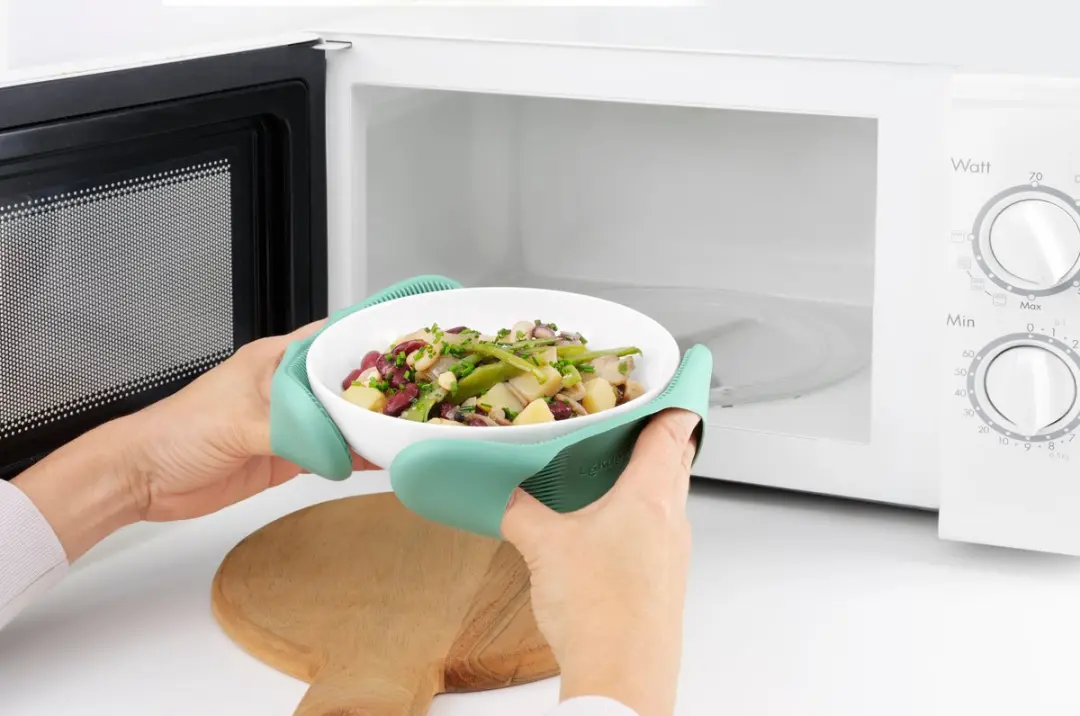 Lékué Mini Ovenwanten - 2 Stuks - Siliconen - Green