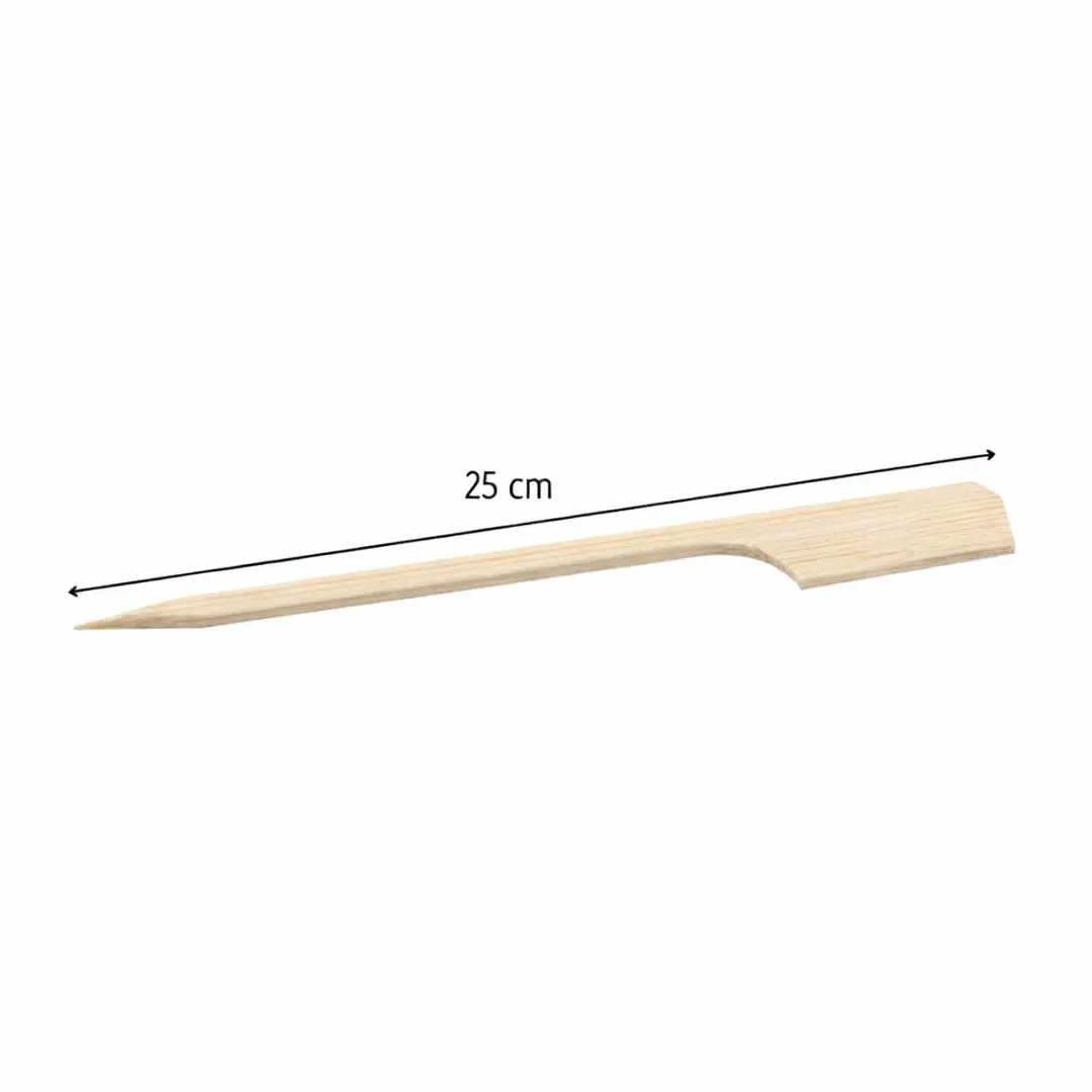 Fackelmann Basic Houten Satéprikkers 25cm - 50 Stuks
