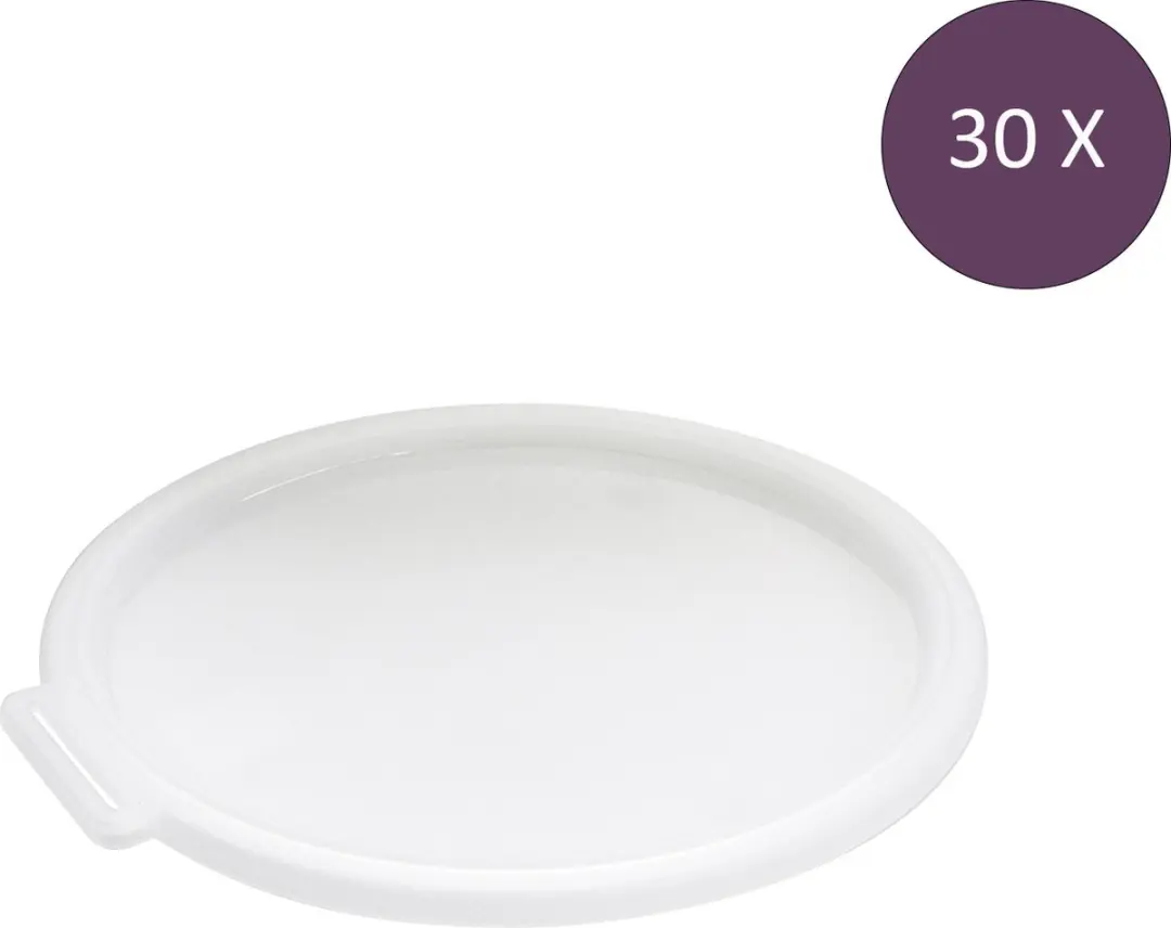 Koziol MOVE Deksel 30 Stuks - Zilvergrijs