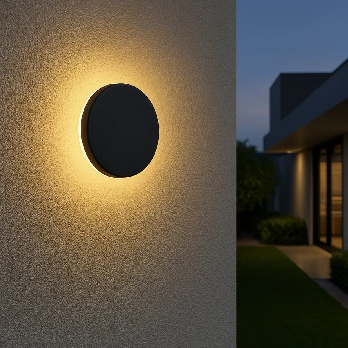 Calex Rosarno Wandlamp 25cm - Zwart