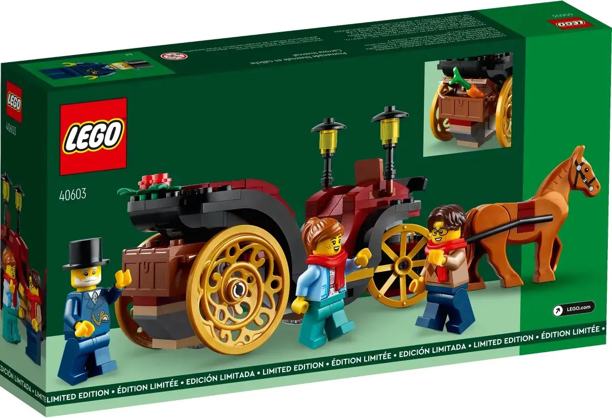 LEGO Winterse Koetstocht 40603 - 153 Stukken