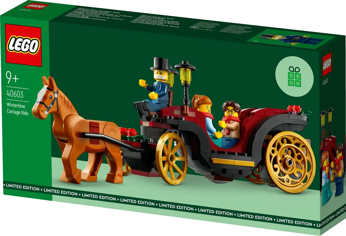 LEGO Winterse Koetstocht 40603 - 153 Stukken - afbeelding 6 van 6
