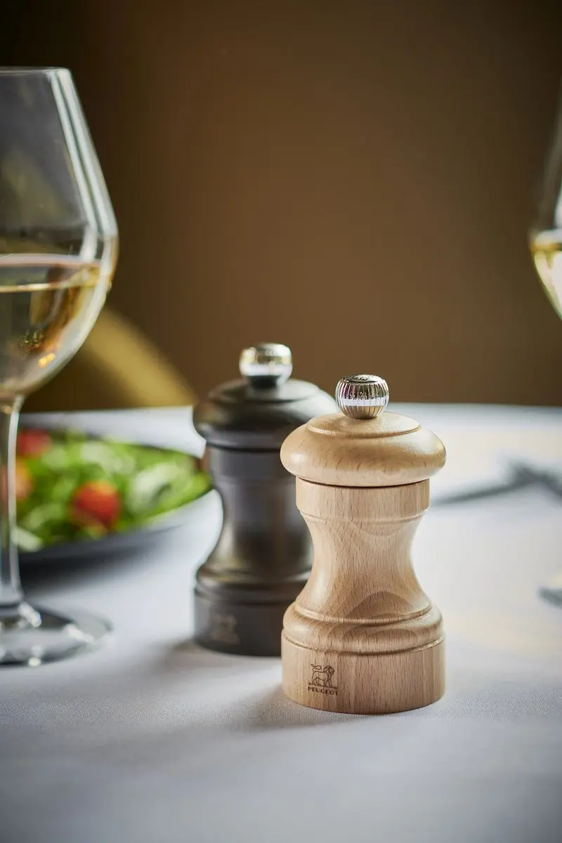 Peugeot Bistro Peper- en Zoutmolen 10cm - Chocolade/Naturel - afbeelding 6 van 6