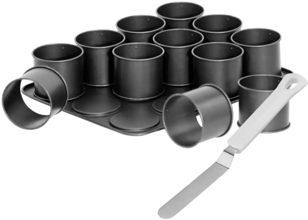Zenker Bakplaat Mini-taartjes Glazuurspatel