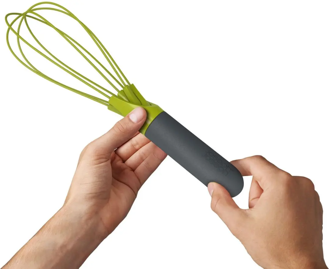 Joseph Joseph Twist Whisk Groene Garde - 2-in-1 Opvouwbaar