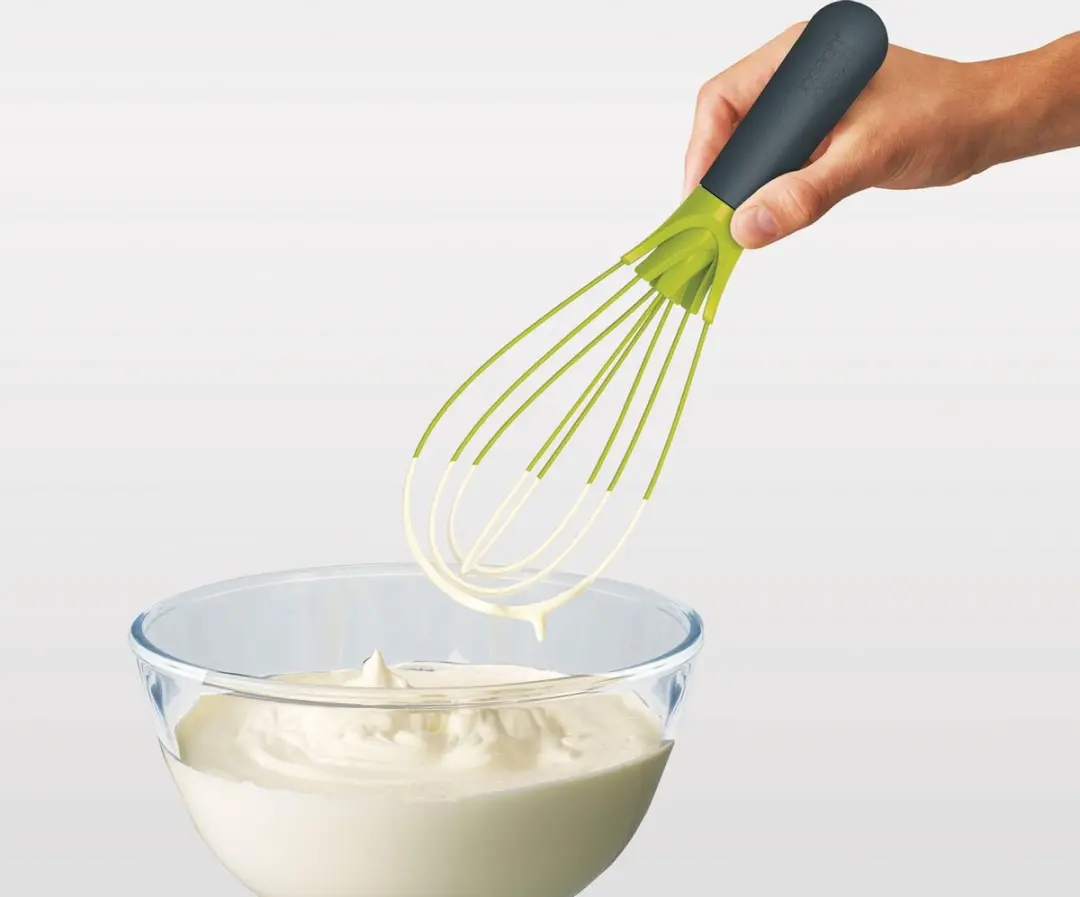Joseph Joseph Twist Whisk Groene Garde - 2-in-1 Opvouwbaar