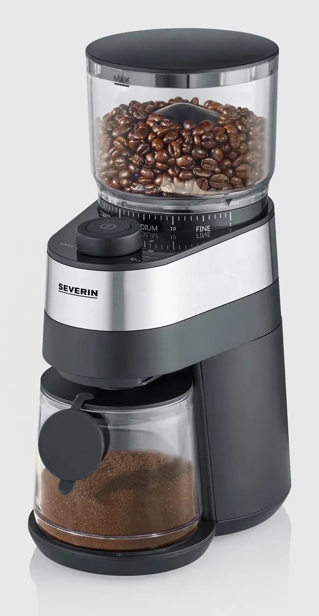 Severin KM 3880 Koffiemolen - 140W - 30 standen - Zwart/RVS