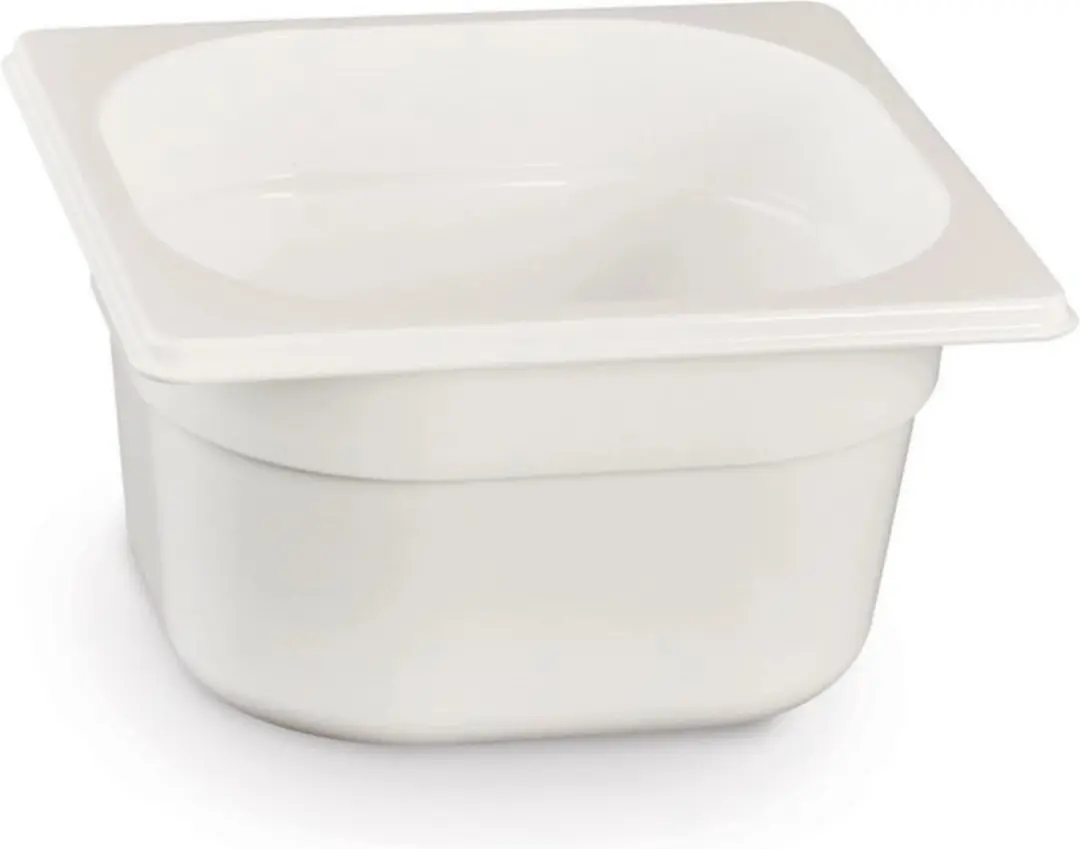 HENDI Gastronormbak 1,6L Wit 176x162x100mm